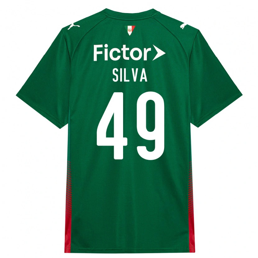 Danxen Donna Maglia Gabriel Silva #49 Verde Rosso Bianco Kit Gara Home 2026/27 Maglietta