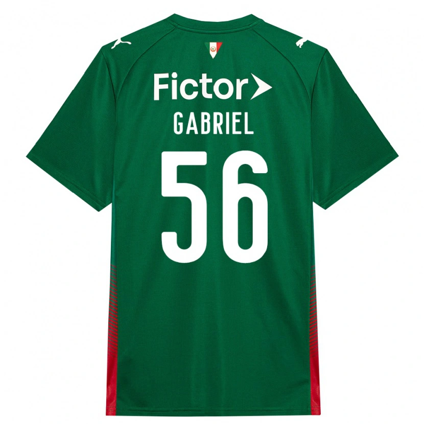 Danxen Donna Maglia Arthur Gabriel #56 Verde Rosso Bianco Kit Gara Home 2026/27 Maglietta
