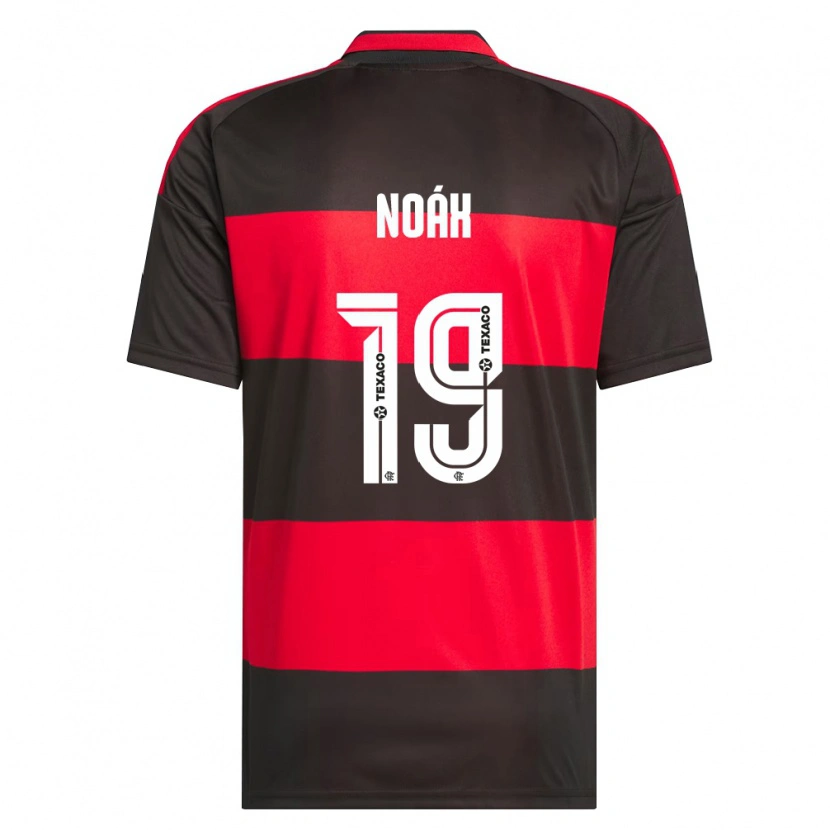 Danxen Donna Maglia Noáh Gerlach Riger Silva #19 Rosso Nero Bianco Kit Gara Home 2026/27 Maglietta