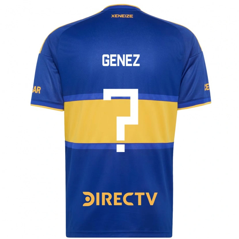 Danxen Donna Maglia Nahuel Genez #0 Blu Reale Giallo Kit Gara Home 2026/27 Maglietta