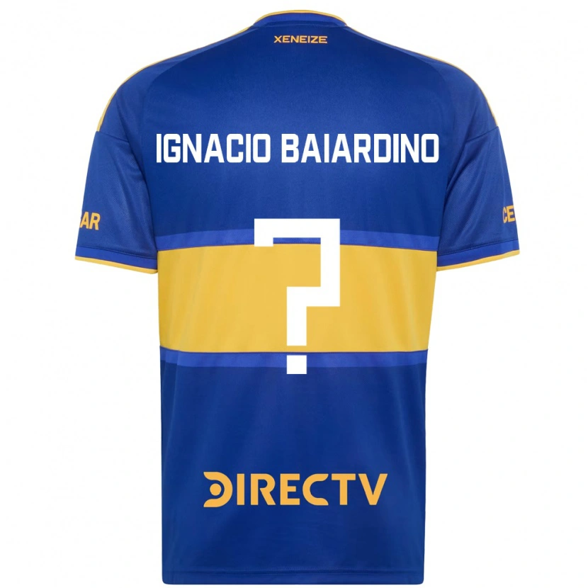 Danxen Donna Maglia Juan Ignacio Baiardino #0 Blu Reale Giallo Kit Gara Home 2026/27 Maglietta