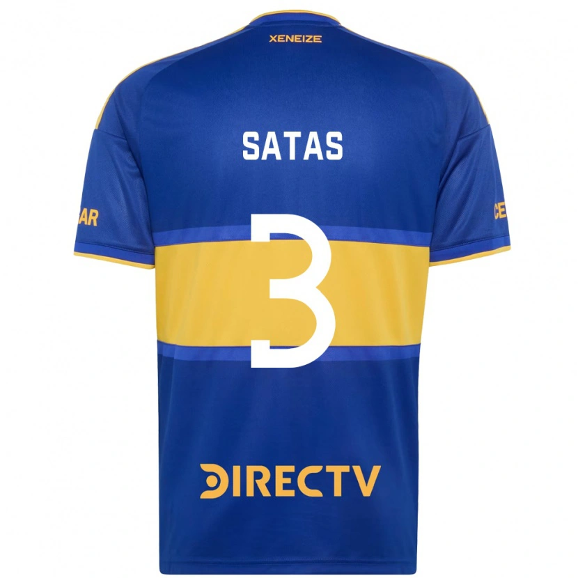 Danxen Donna Maglia Matías Satas #3 Blu Reale Giallo Kit Gara Home 2026/27 Maglietta