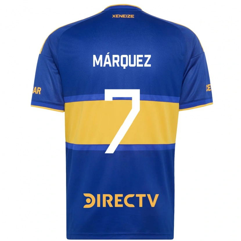 Danxen Donna Maglia Tomás Márquez #7 Blu Reale Giallo Kit Gara Home 2026/27 Maglietta