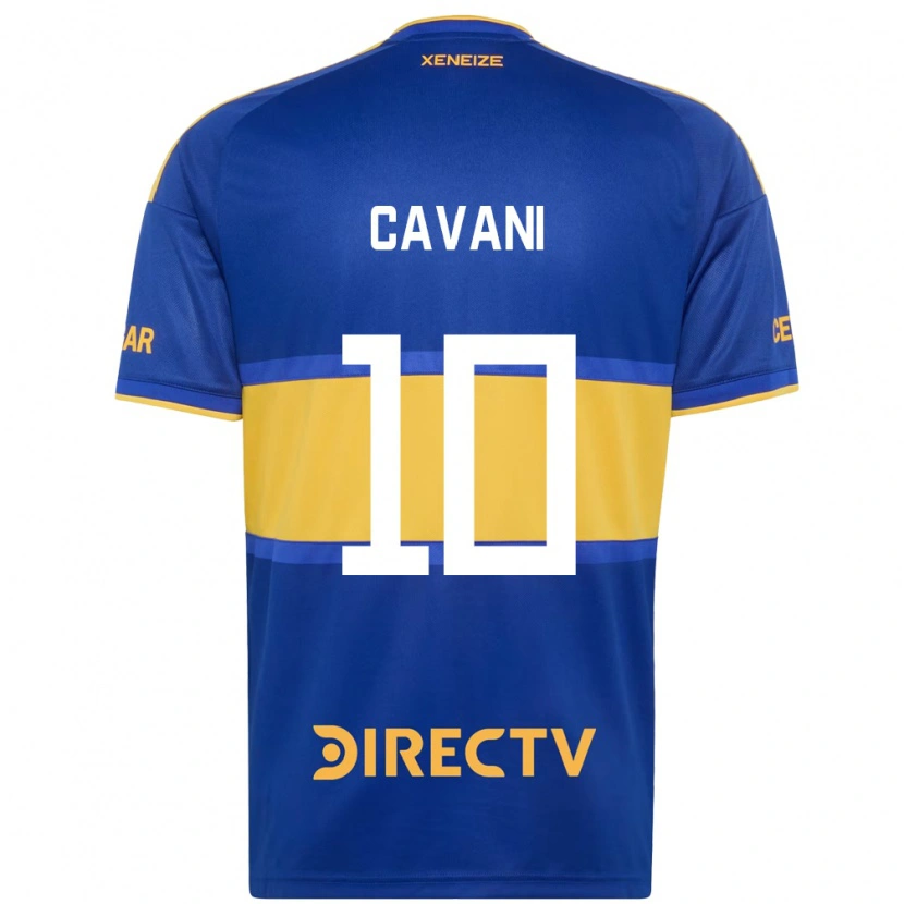 Danxen Donna Maglia Edinson Cavani #10 Blu Reale Giallo Kit Gara Home 2026/27 Maglietta
