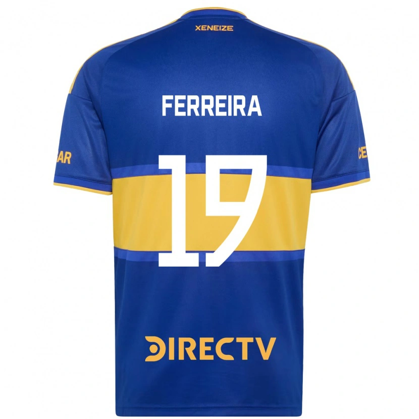 Danxen Donna Maglia Kevin Ferreira #19 Blu Reale Giallo Kit Gara Home 2026/27 Maglietta