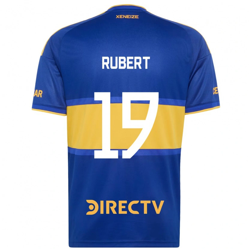 Danxen Donna Maglia Gonzalo Rubert #19 Blu Reale Giallo Kit Gara Home 2026/27 Maglietta