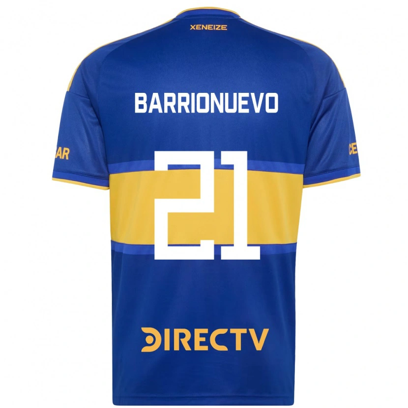Danxen Donna Maglia Emiliano Barrionuevo #21 Blu Reale Giallo Kit Gara Home 2026/27 Maglietta