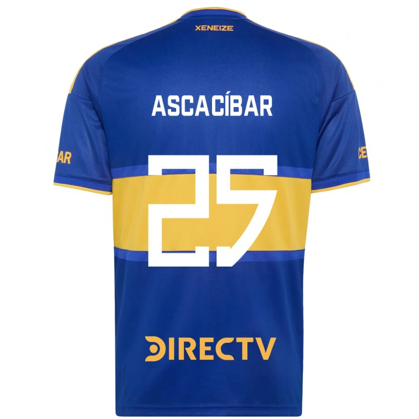 Danxen Donna Maglia Santiago Ascacíbar #25 Blu Reale Giallo Kit Gara Home 2026/27 Maglietta