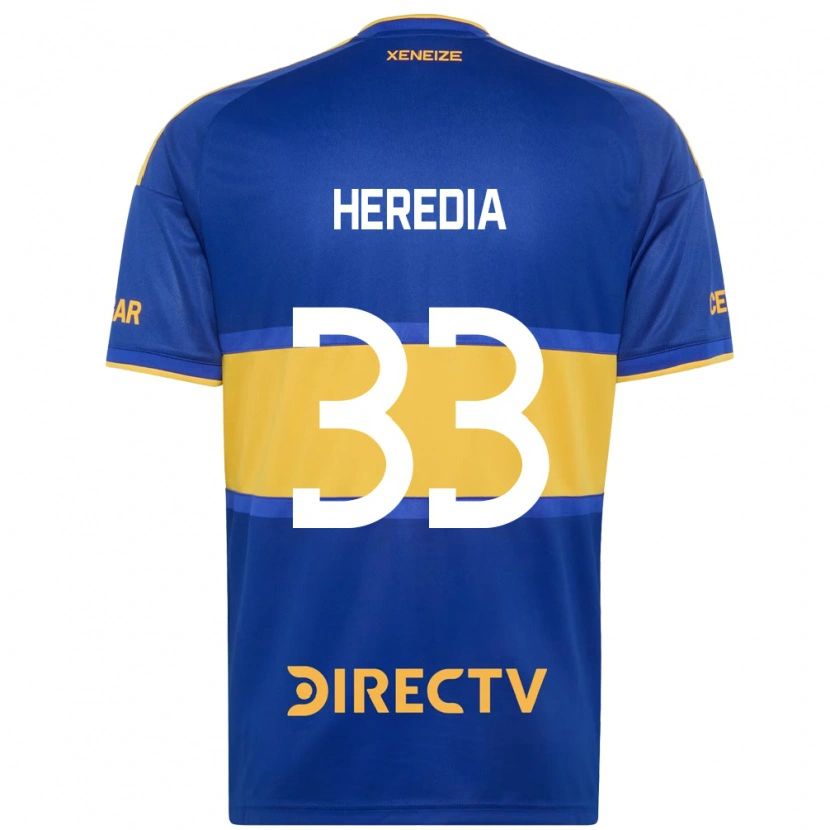 Danxen Donna Maglia Agustín Heredia #33 Blu Reale Giallo Kit Gara Home 2026/27 Maglietta