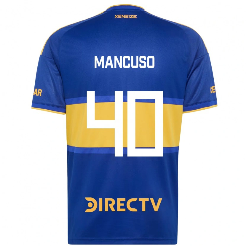 Danxen Donna Maglia Eros Mancuso #40 Blu Reale Giallo Kit Gara Home 2026/27 Maglietta