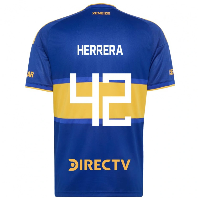 Danxen Donna Maglia Facundo Herrera #42 Blu Reale Giallo Kit Gara Home 2026/27 Maglietta