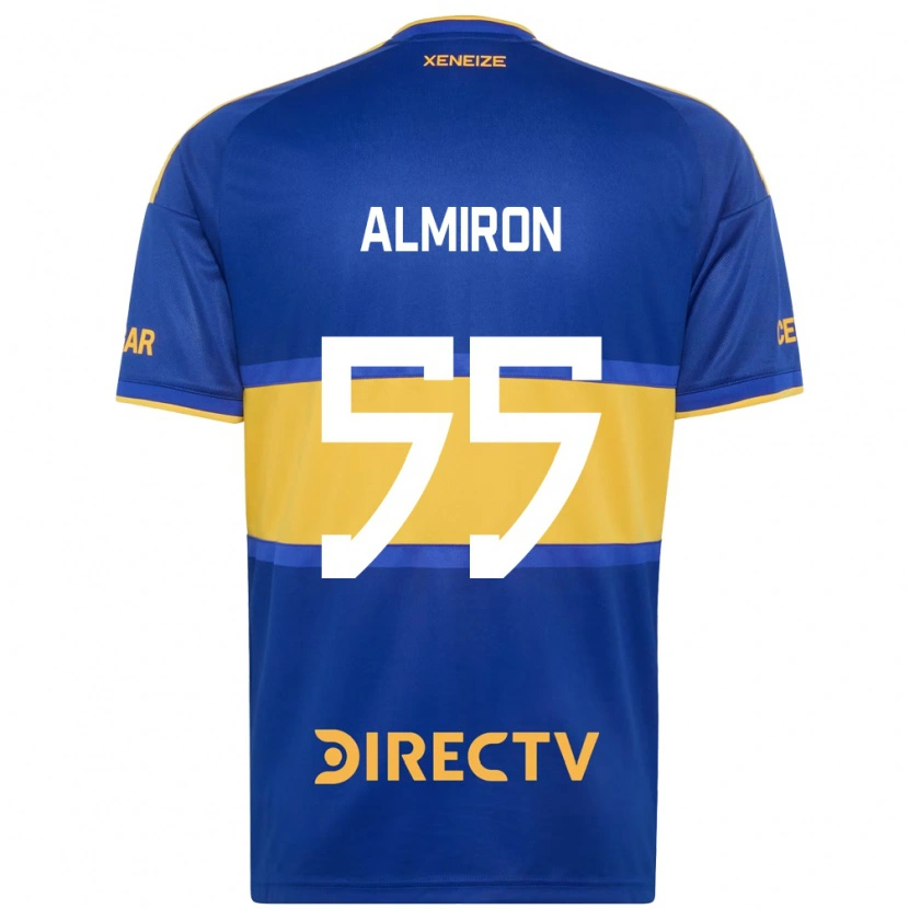Danxen Donna Maglia Ezequiel Almiron #55 Blu Reale Giallo Kit Gara Home 2026/27 Maglietta