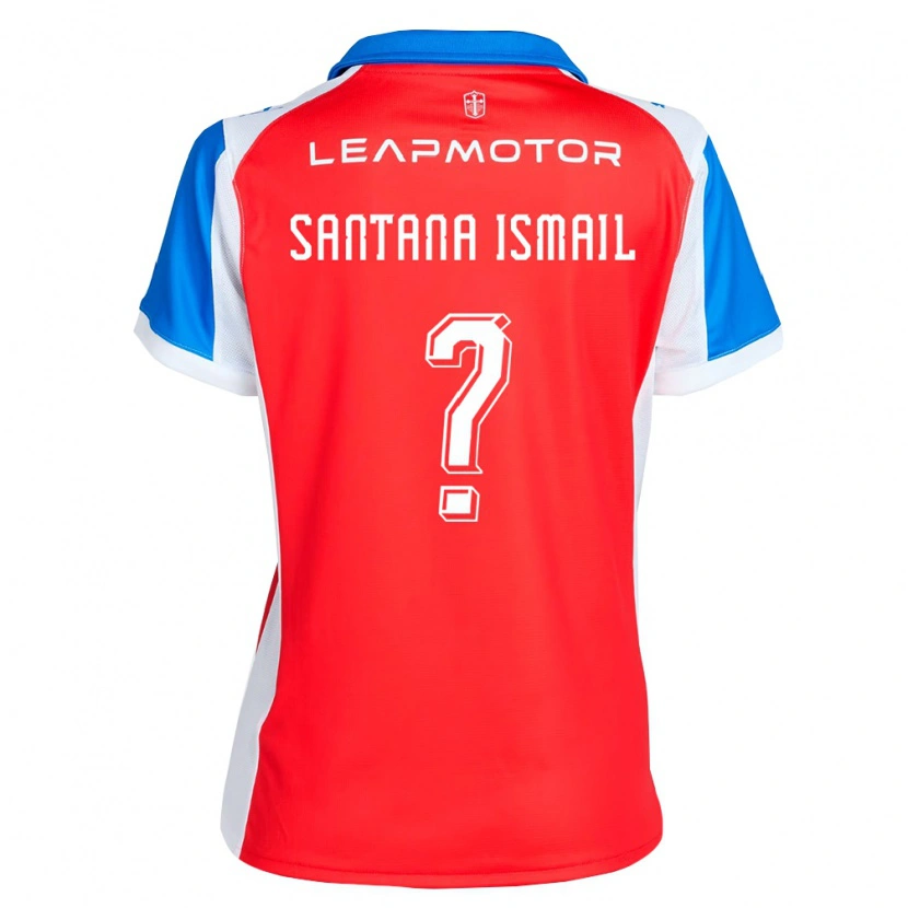 Danxen Donna Maglia Benjamin Santana Ismail #0 Rosso Blu Kit Gara Away 2026/27 Maglietta