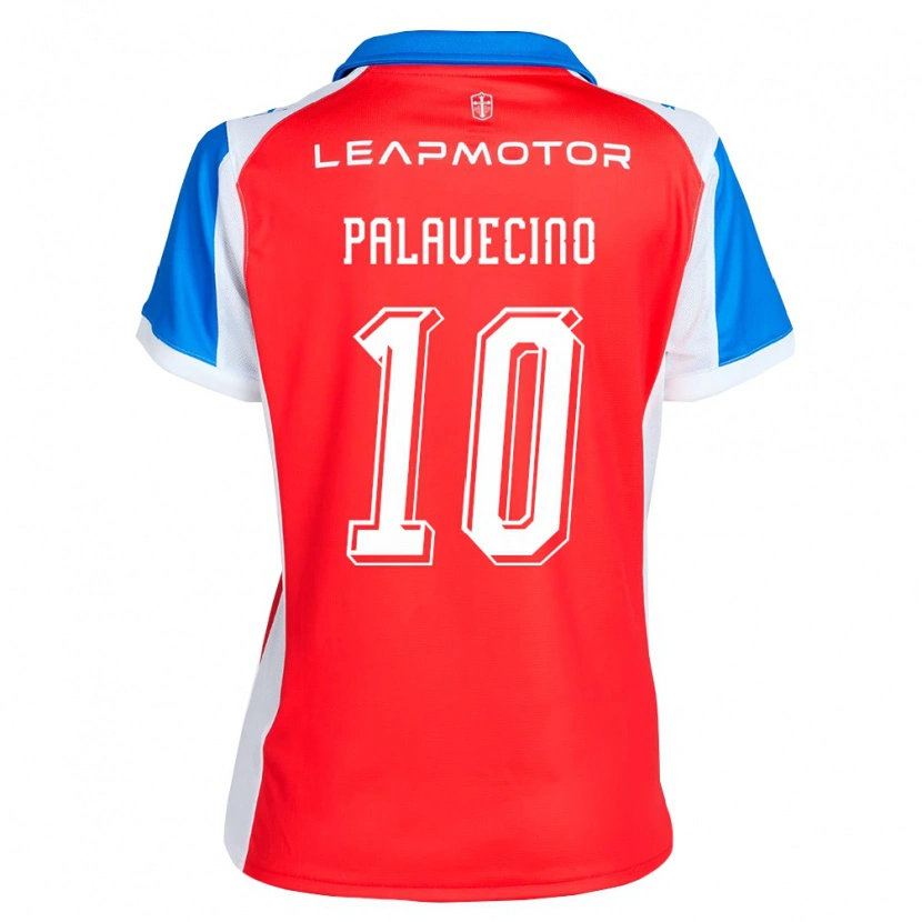 Danxen Donna Maglia Matías Palavecino #10 Rosso Blu Kit Gara Away 2026/27 Maglietta
