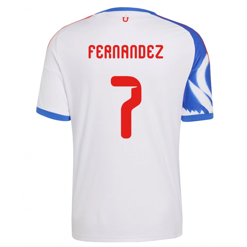 Danxen Donna Maglia Rebeca Fernández #7 Bianco Blu Navy Kit Gara Away 2026/27 Maglietta