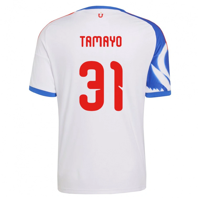 Danxen Donna Maglia Bianneider Tamayo #31 Bianco Blu Navy Kit Gara Away 2026/27 Maglietta
