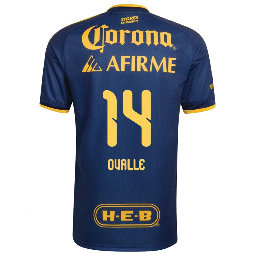 Danxen Donna Maglia Lizbeth Ovalle #14 Blu Reale Giallo Kit Gara Away 2026/27 Maglietta