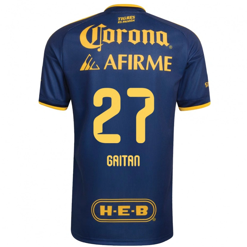 Danxen Donna Maglia Natalia Gaitan #27 Blu Reale Giallo Kit Gara Away 2026/27 Maglietta