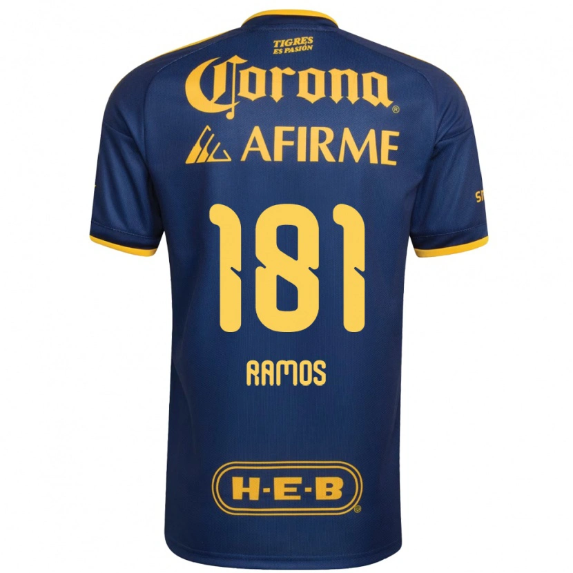 Danxen Donna Maglia Anthony Ramos #181 Blu Reale Giallo Kit Gara Away 2026/27 Maglietta