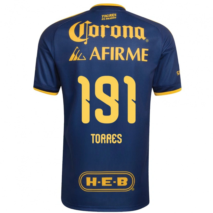 Danxen Donna Maglia Aldo Torres #191 Blu Reale Giallo Kit Gara Away 2026/27 Maglietta