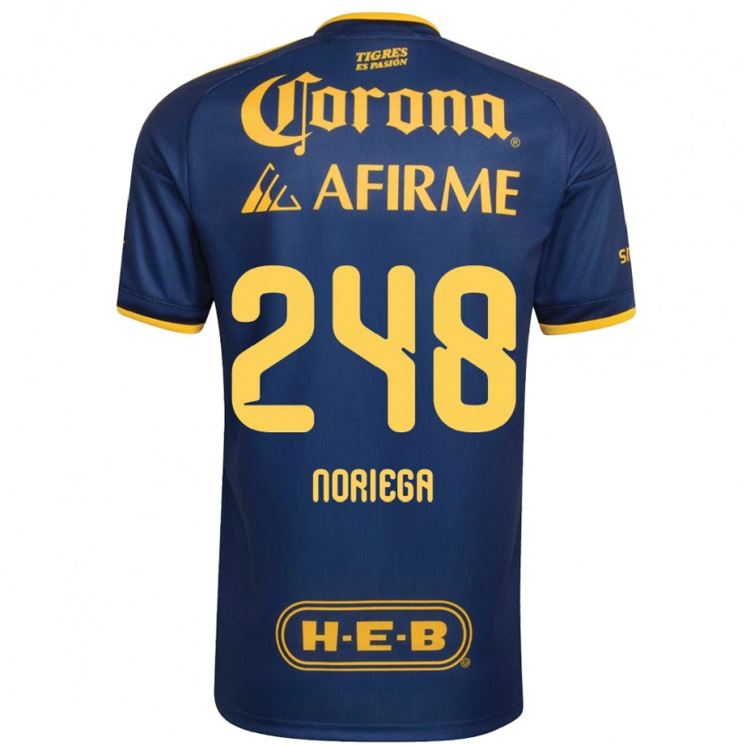Danxen Donna Maglia Jonathan Noriega #248 Blu Reale Giallo Kit Gara Away 2026/27 Maglietta