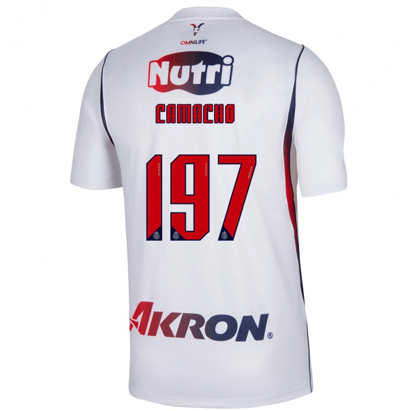 Danxen Donna Maglia Xandor Camacho #197 Bianco Rosso Blu Navy Kit Gara Away 2026/27 Maglietta