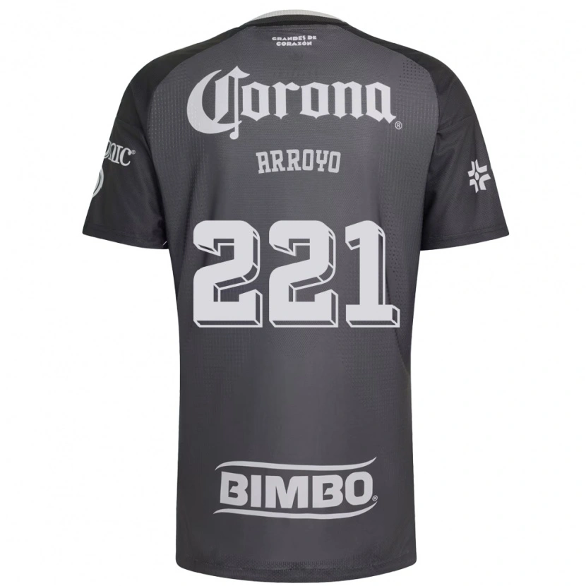 Danxen Donna Maglia Reyli Arroyo #221 Grigio Bianco Nero Kit Gara Away 2026/27 Maglietta