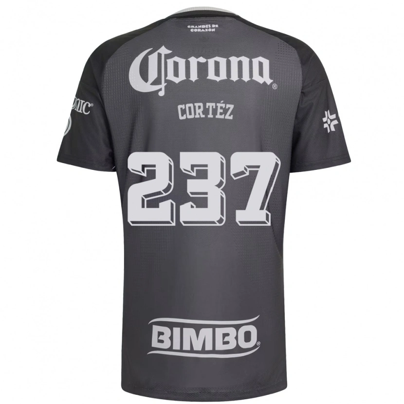 Danxen Donna Maglia Guillermo Cortéz #237 Grigio Bianco Nero Kit Gara Away 2026/27 Maglietta