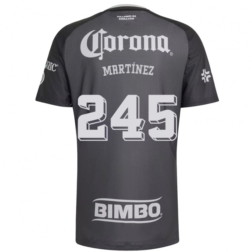 Danxen Donna Maglia Óscar Martínez #245 Grigio Bianco Nero Kit Gara Away 2026/27 Maglietta