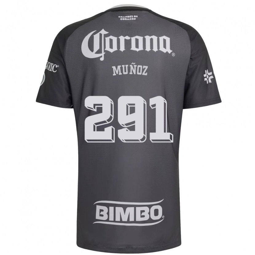 Danxen Donna Maglia Jorge Muñoz #291 Grigio Bianco Nero Kit Gara Away 2026/27 Maglietta