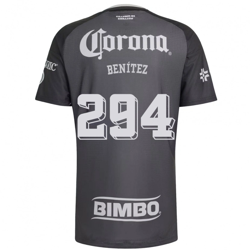 Danxen Donna Maglia Roger Benítez #294 Grigio Bianco Nero Kit Gara Away 2026/27 Maglietta