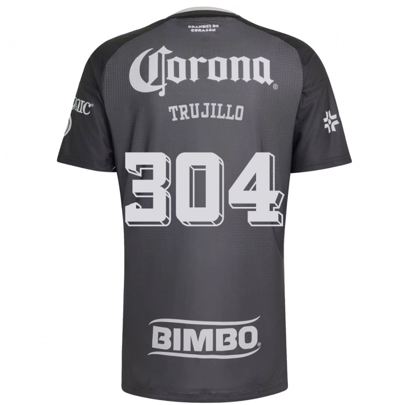 Danxen Donna Maglia Luis Trujillo #304 Grigio Bianco Nero Kit Gara Away 2026/27 Maglietta