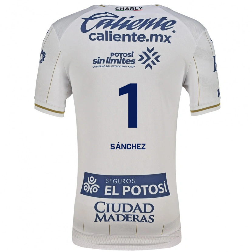 Danxen Donna Maglia Andrés Sánchez #1 Bianco Blu Kit Gara Away 2026/27 Maglietta