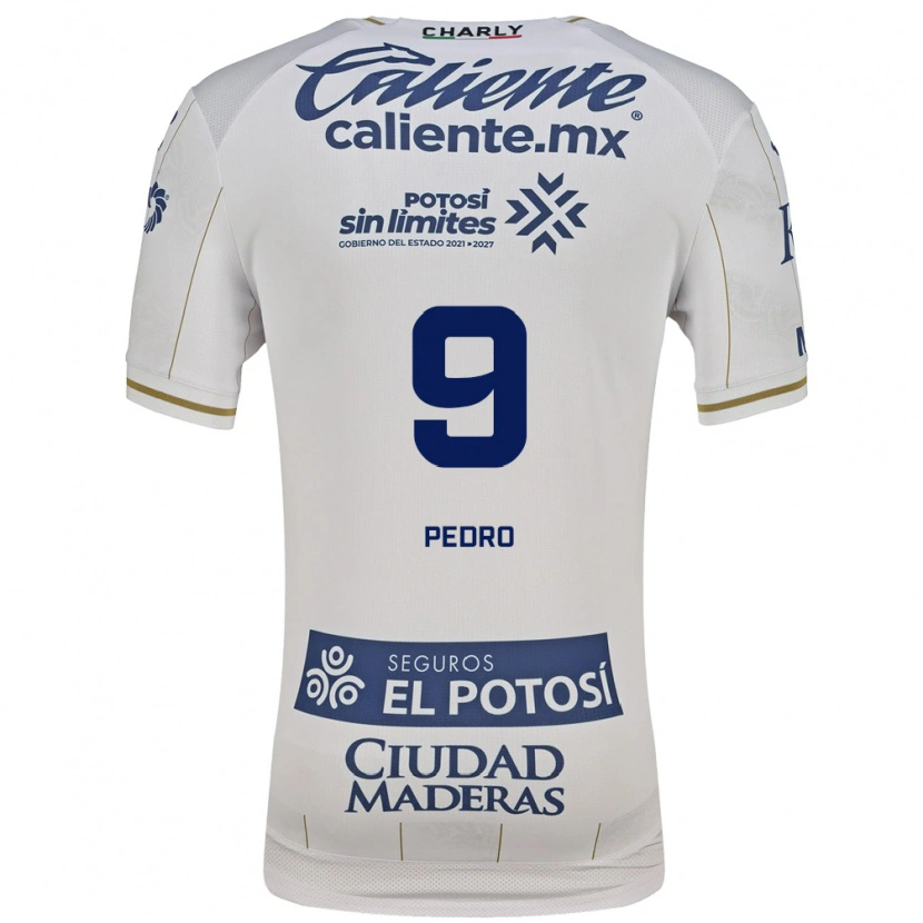Danxen Donna Maglia João Pedro #9 Bianco Blu Kit Gara Away 2026/27 Maglietta
