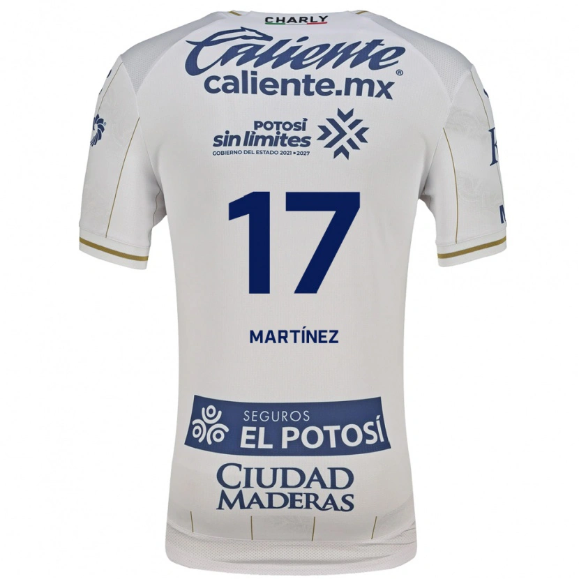 Danxen Donna Maglia Gabriel Martínez #17 Bianco Blu Kit Gara Away 2026/27 Maglietta