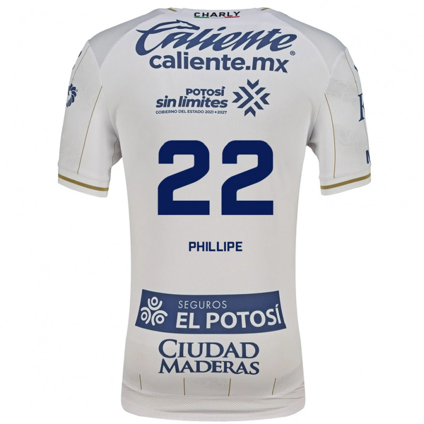Danxen Donna Maglia Yan Phillipe #22 Bianco Blu Kit Gara Away 2026/27 Maglietta