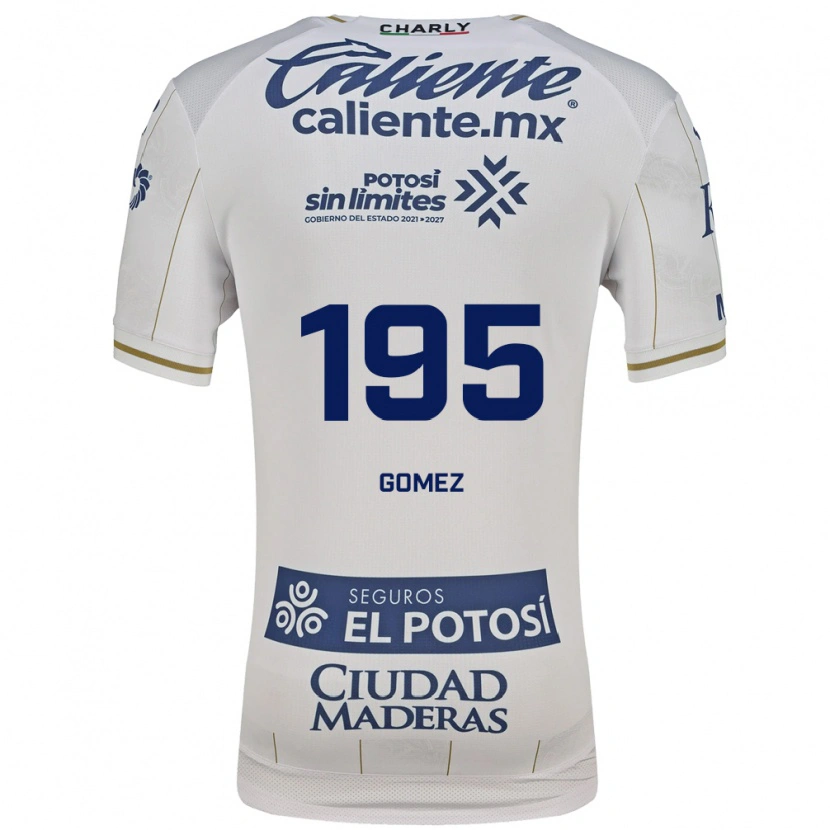 Danxen Donna Maglia Isaác Gómez #195 Bianco Blu Kit Gara Away 2026/27 Maglietta