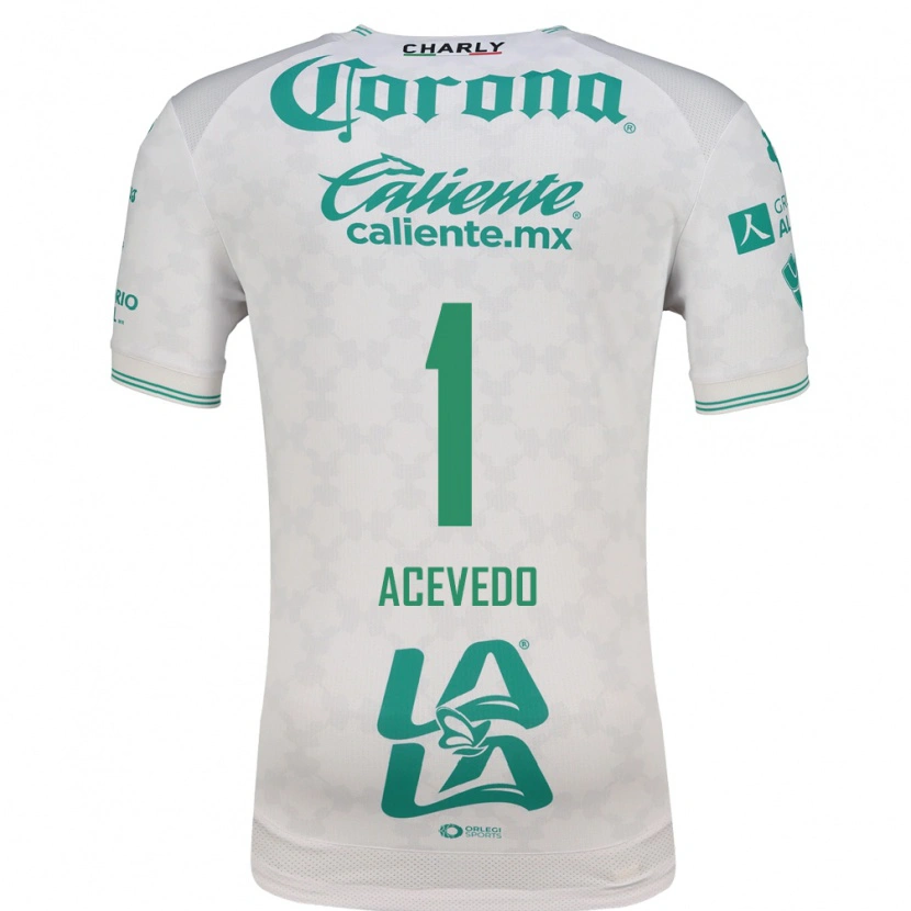 Danxen Donna Maglia Carlos Acevedo #1 Verde Chiaro Bianco Kit Gara Away 2026/27 Maglietta