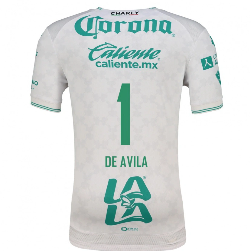 Danxen Donna Maglia Hannia De Avila #1 Verde Chiaro Bianco Kit Gara Away 2026/27 Maglietta