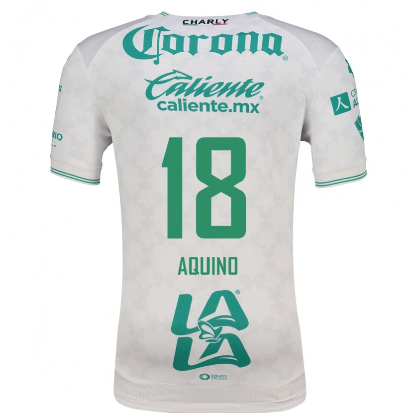 Danxen Donna Maglia Pedro Aquino #18 Verde Chiaro Bianco Kit Gara Away 2026/27 Maglietta