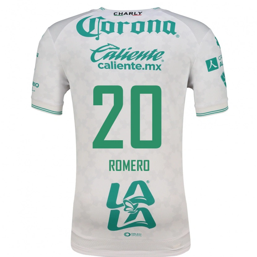 Danxen Donna Maglia Lia Romero #20 Verde Chiaro Bianco Kit Gara Away 2026/27 Maglietta