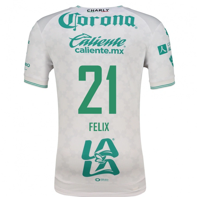 Danxen Donna Maglia Judith Félix #21 Verde Chiaro Bianco Kit Gara Away 2026/27 Maglietta