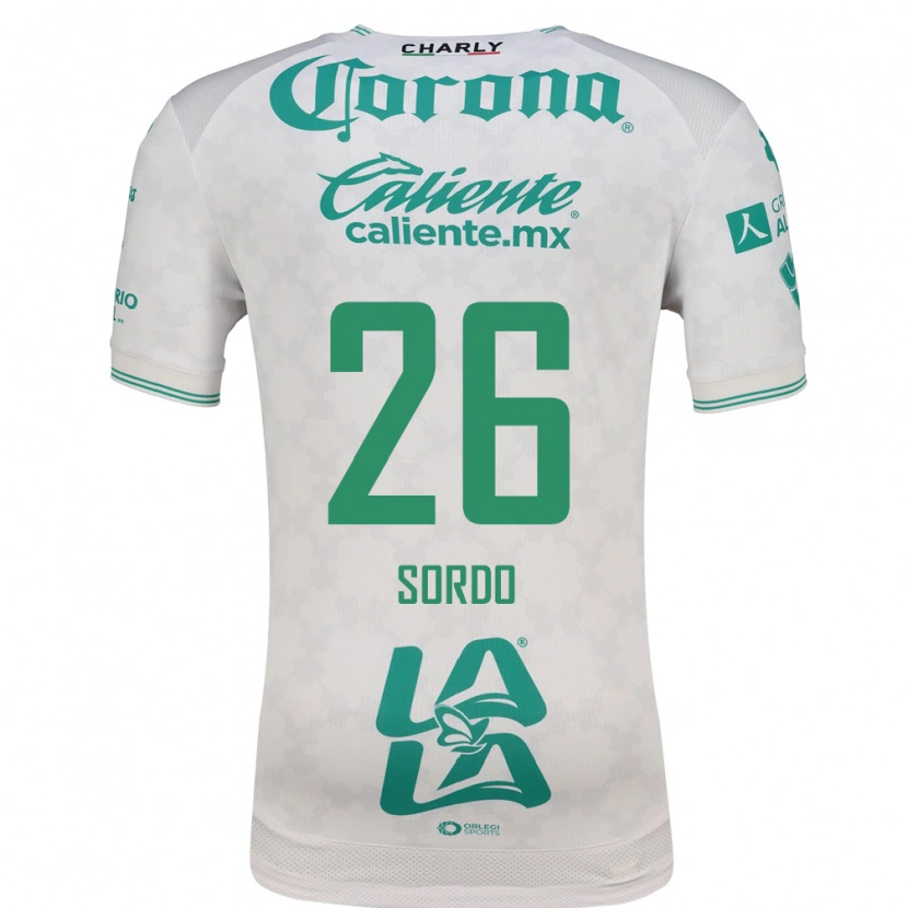 Danxen Donna Maglia Ramiro Sordo #26 Verde Chiaro Bianco Kit Gara Away 2026/27 Maglietta