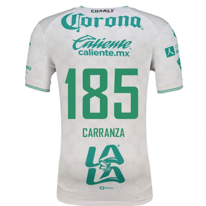 Danxen Donna Maglia Héctor Carranza #185 Verde Chiaro Bianco Kit Gara Away 2026/27 Maglietta
