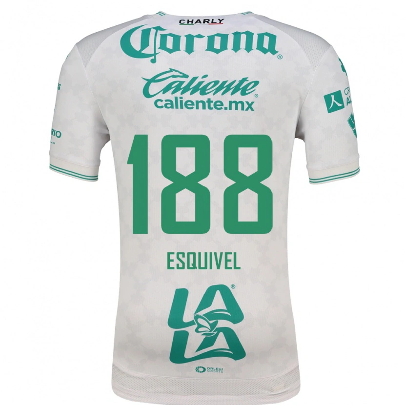 Danxen Donna Maglia Bruno Esquivel #188 Verde Chiaro Bianco Kit Gara Away 2026/27 Maglietta