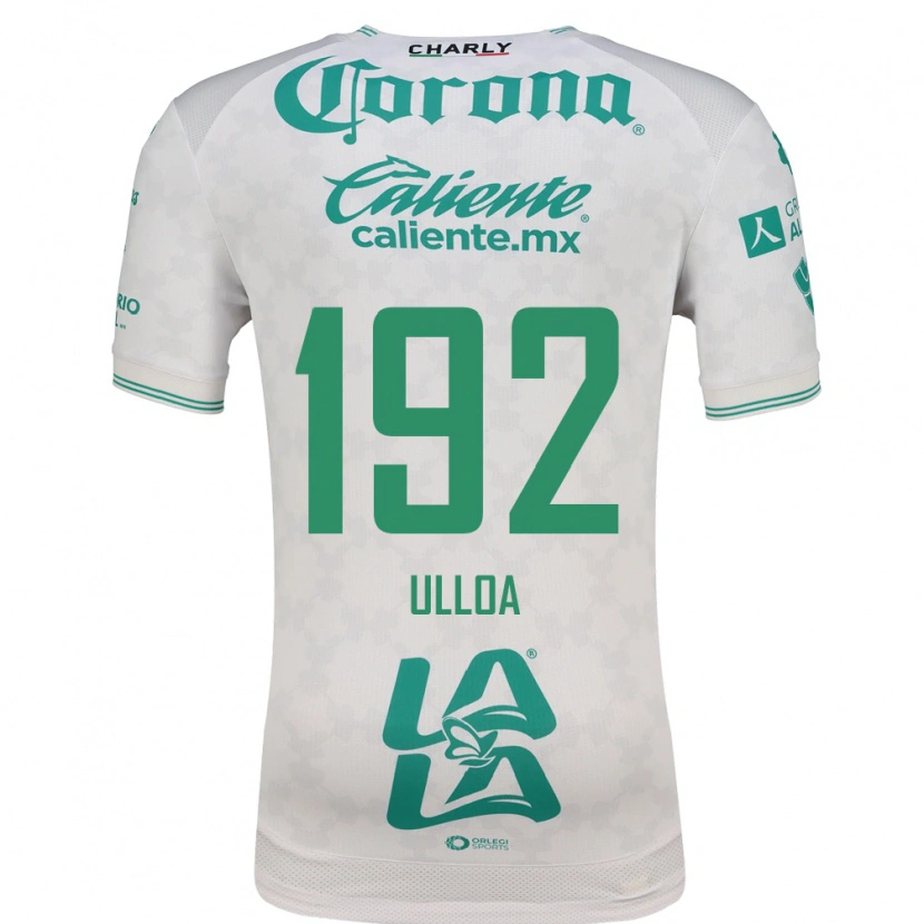 Danxen Donna Maglia José Ulloa #192 Verde Chiaro Bianco Kit Gara Away 2026/27 Maglietta