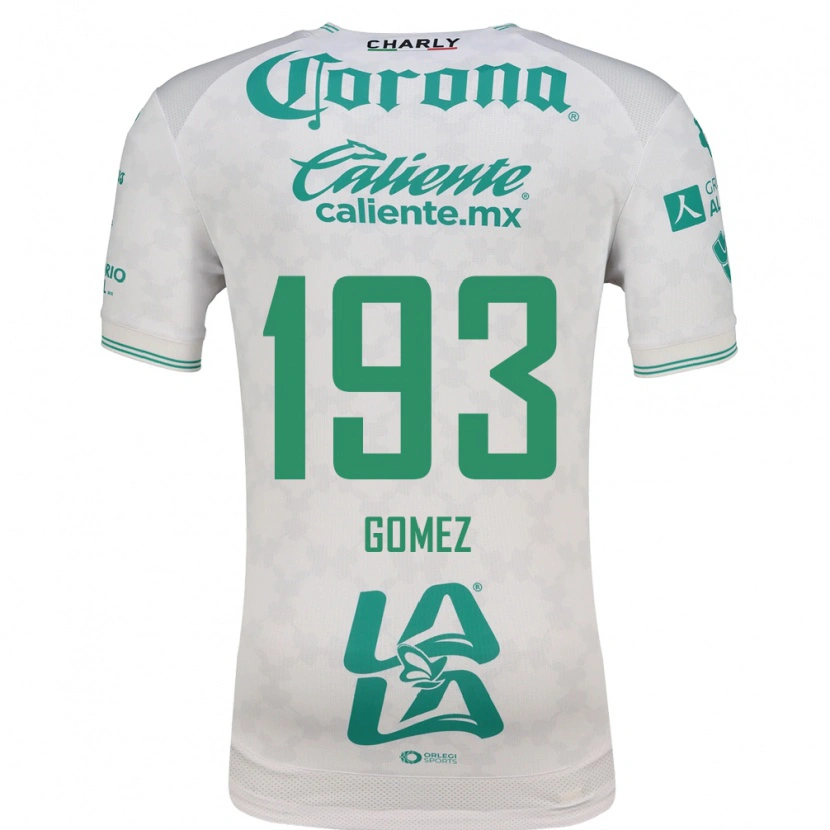Danxen Donna Maglia Luis Gómez #193 Verde Chiaro Bianco Kit Gara Away 2026/27 Maglietta
