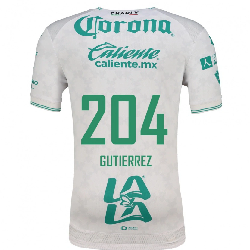 Danxen Donna Maglia Gabriel Gutiérrez #204 Verde Chiaro Bianco Kit Gara Away 2026/27 Maglietta