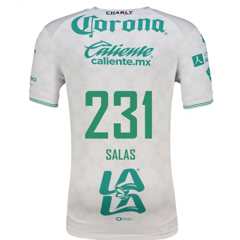 Danxen Donna Maglia Addiel Salas #231 Verde Chiaro Bianco Kit Gara Away 2026/27 Maglietta