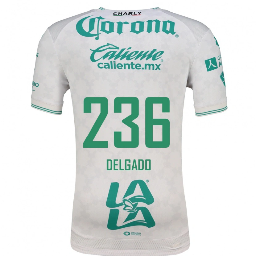 Danxen Donna Maglia Ansel Delgado #236 Verde Chiaro Bianco Kit Gara Away 2026/27 Maglietta